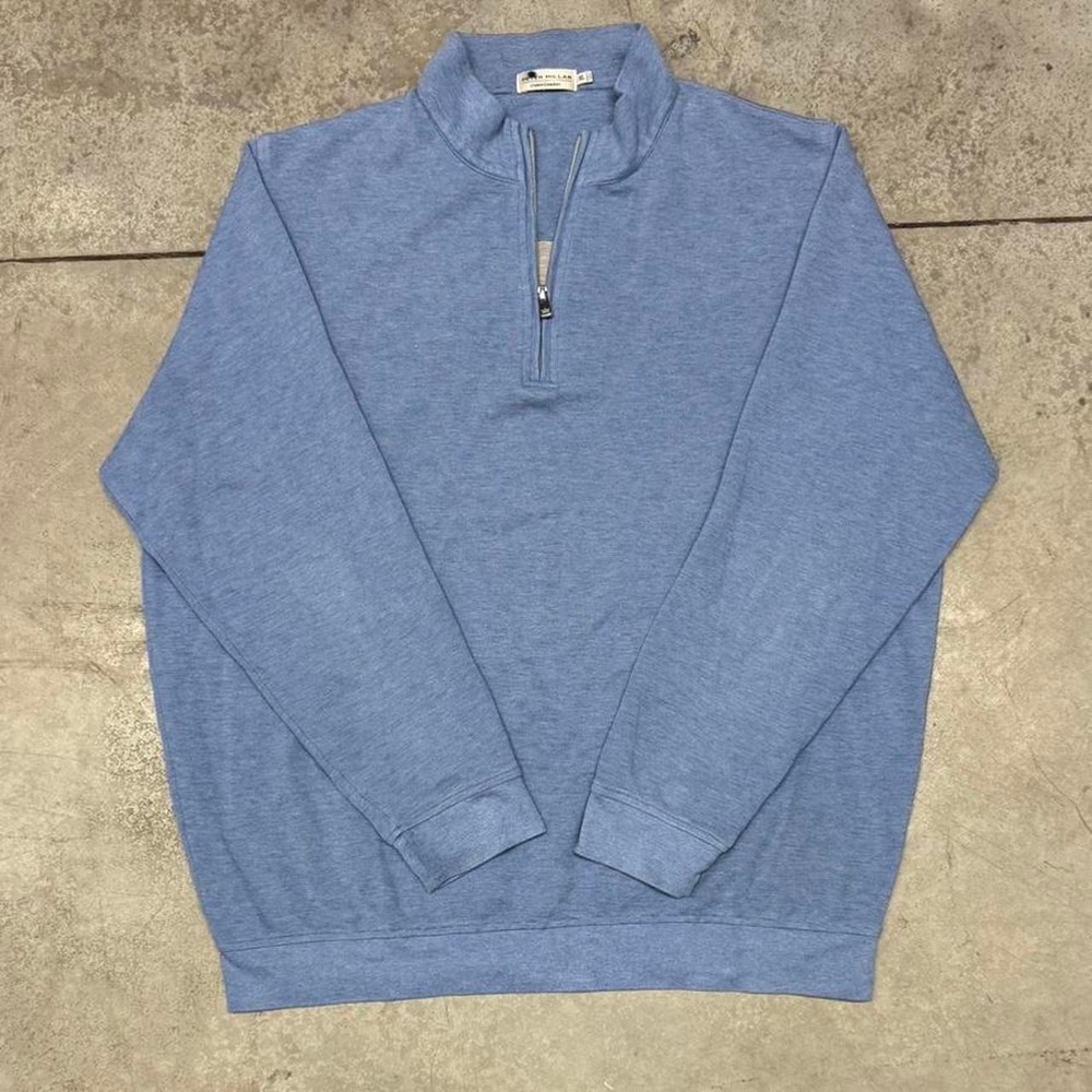 Peter Millar Crown Comfort Men's Performance Golf Quarter Zip Sweatshirt Sz XL